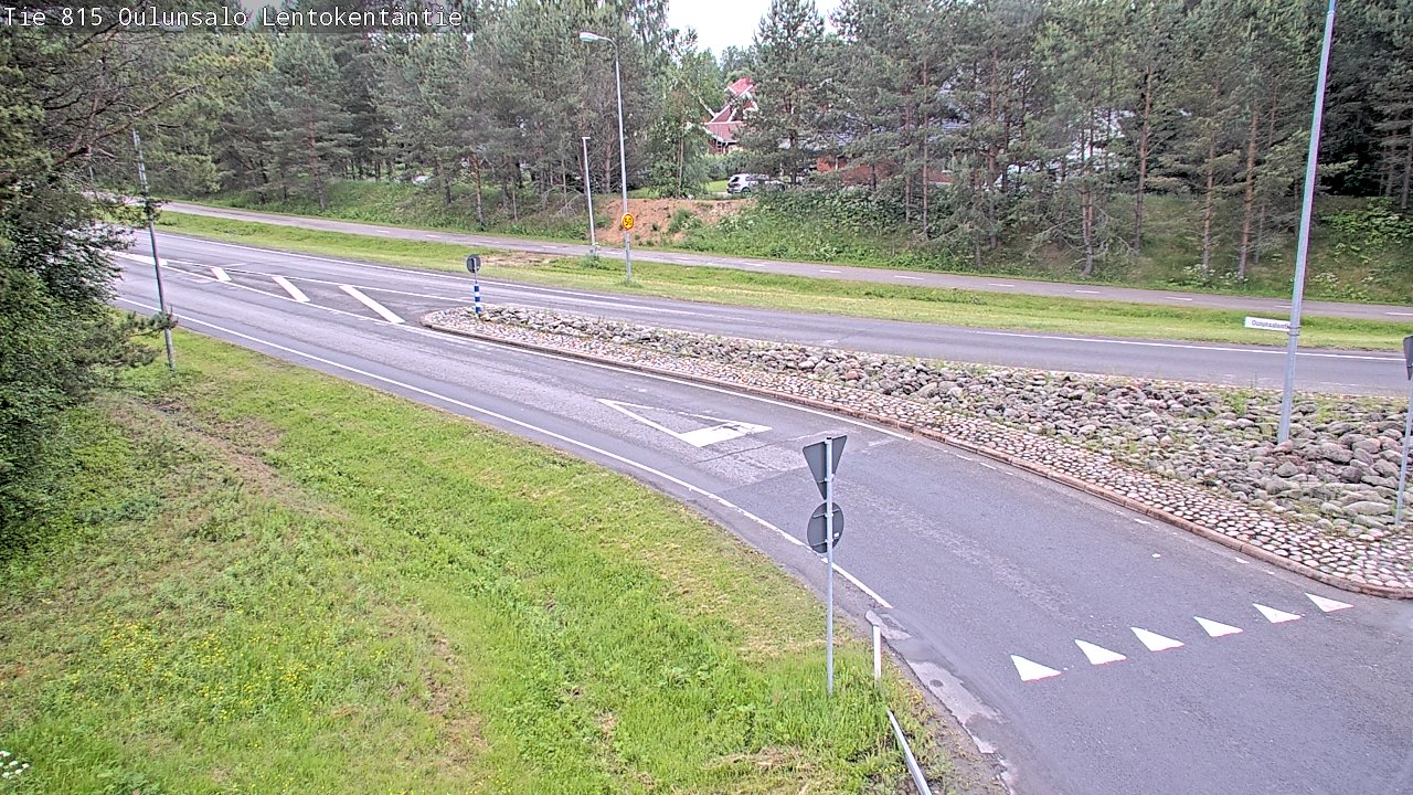 Kelikamerat Kuva Tie 816 Oulunsalo, Lentokentäntie, Oulu, Pohjois-Pohjanmaa