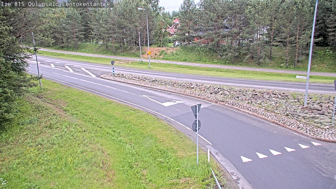 Weather Camera Image Road 816 Oulunsalo, Lentokentäntie, Oulu, Pohjois-Pohjanmaa