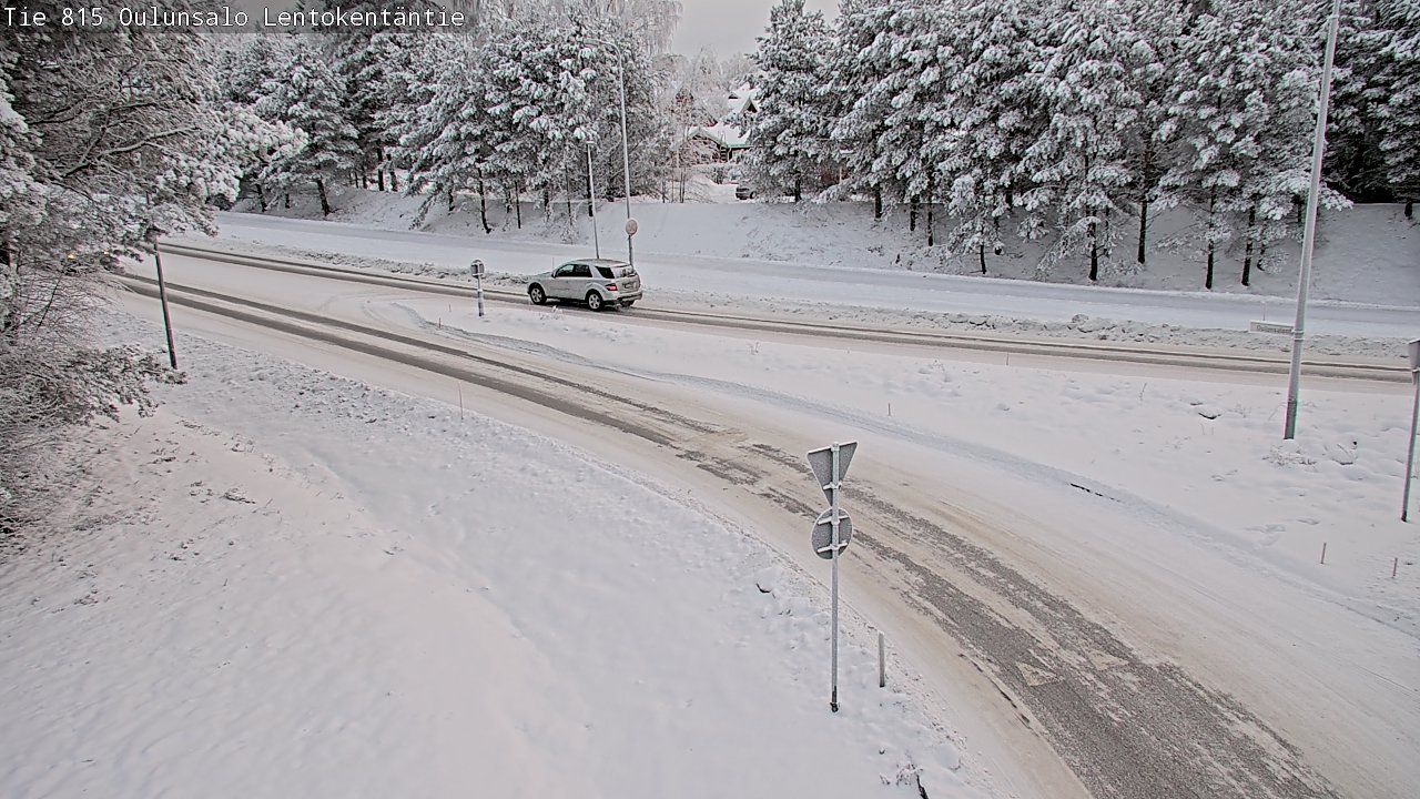 Kelikamerat Kuva Tie 816 Oulunsalo, Lentokentäntie, Oulu, Pohjois-Pohjanmaa