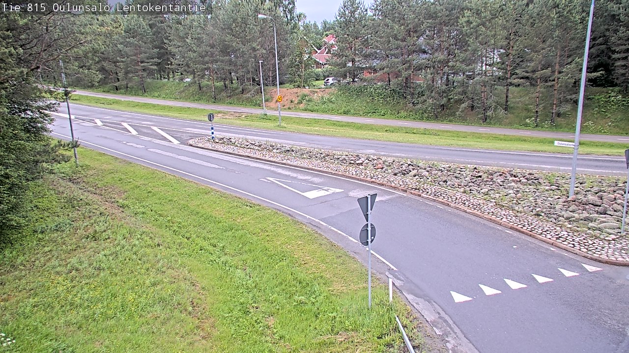 Kelikamerat Kuva Tie 816 Oulunsalo, Lentokentäntie, Oulu, Pohjois-Pohjanmaa