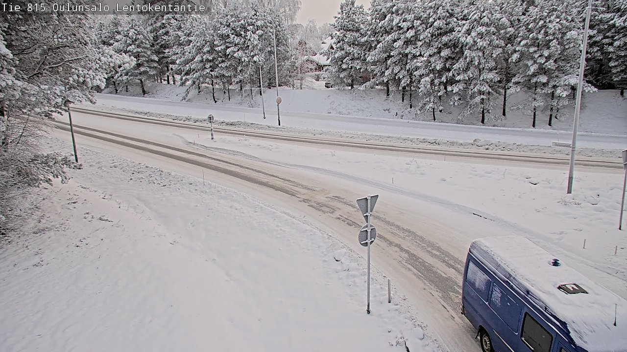 Kelikamerat Kuva Tie 816 Oulunsalo, Lentokentäntie, Oulu, Pohjois-Pohjanmaa