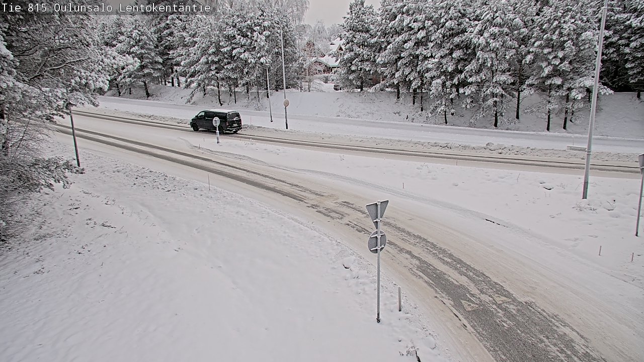 Kelikamerat Kuva Tie 816 Oulunsalo, Lentokentäntie, Oulu, Pohjois-Pohjanmaa