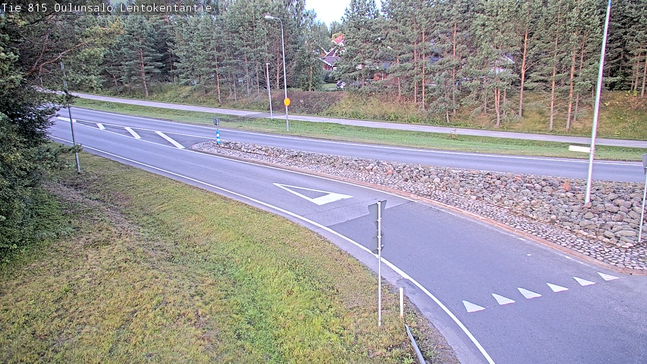 Kelikamerat Kuva Tie 816 Oulunsalo, Lentokentäntie, Oulu, Pohjois-Pohjanmaa