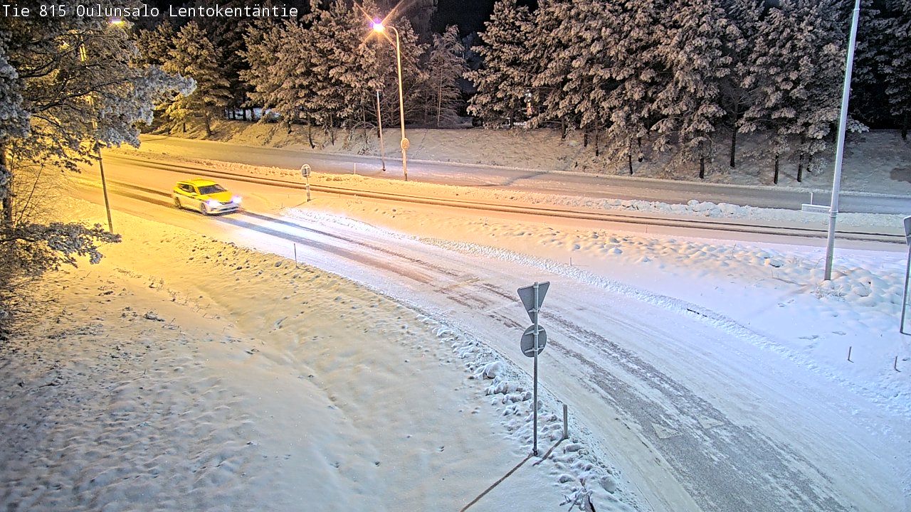 Kelikamerat Kuva Tie 816 Oulunsalo, Lentokentäntie, Oulu, Pohjois-Pohjanmaa