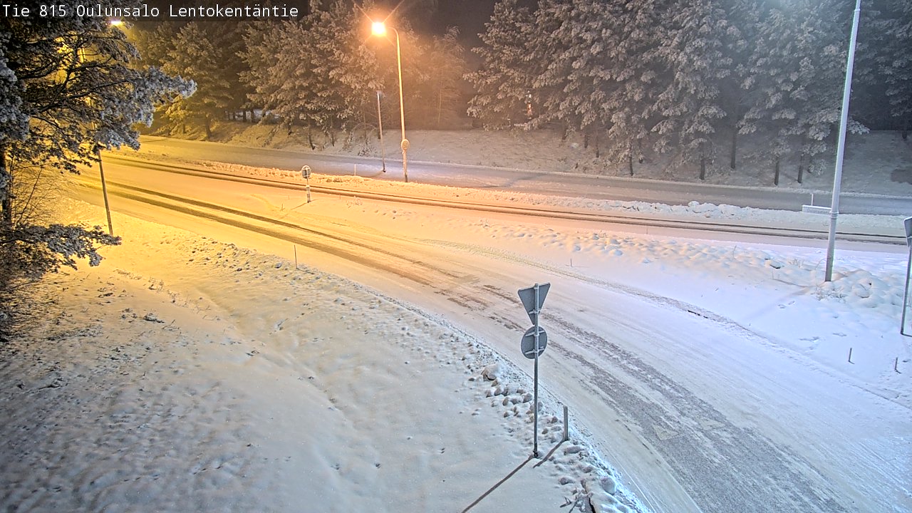 Kelikamerat Kuva Tie 816 Oulunsalo, Lentokentäntie, Oulu, Pohjois-Pohjanmaa