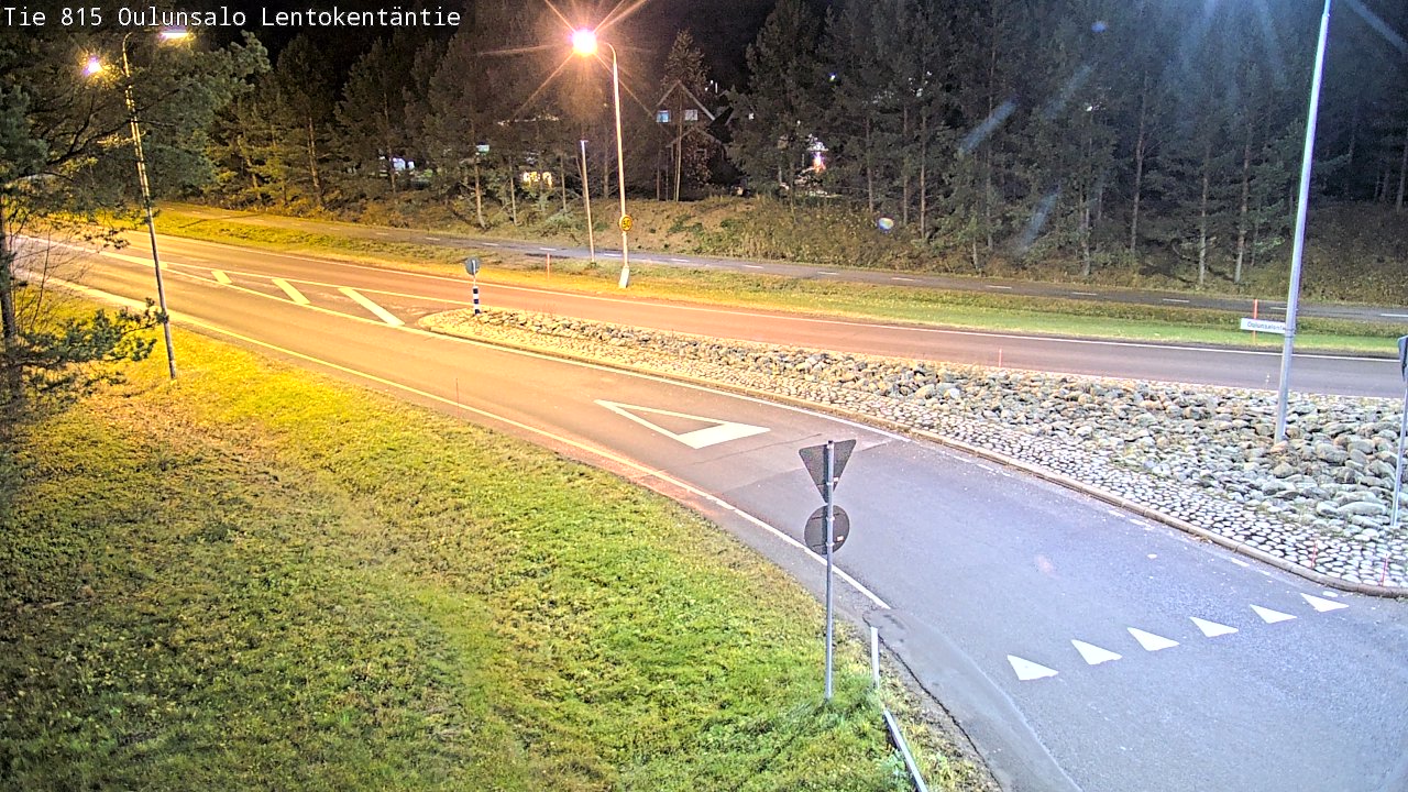 Kelikamerat Kuva Tie 816 Oulunsalo, Lentokentäntie, Oulu, Pohjois-Pohjanmaa