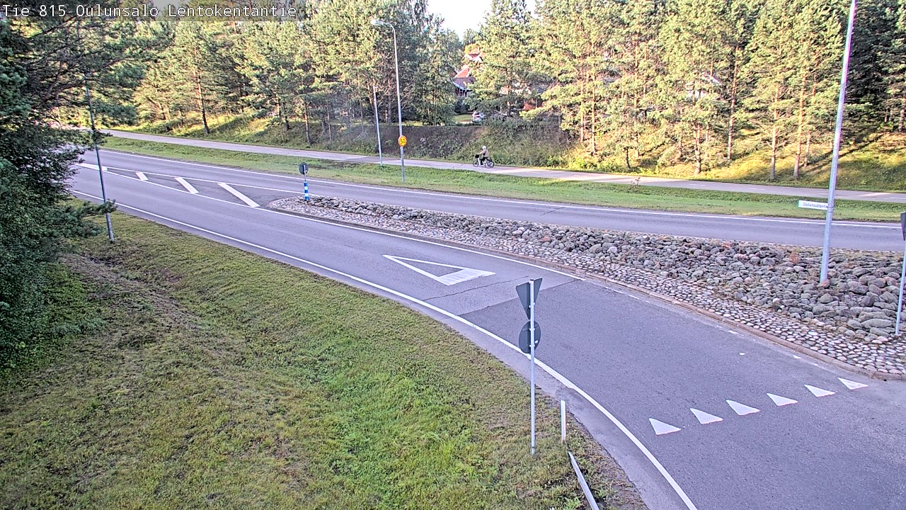 Weather Camera Image Road 816 Oulunsalo, Lentokentäntie, Oulu, Pohjois-Pohjanmaa