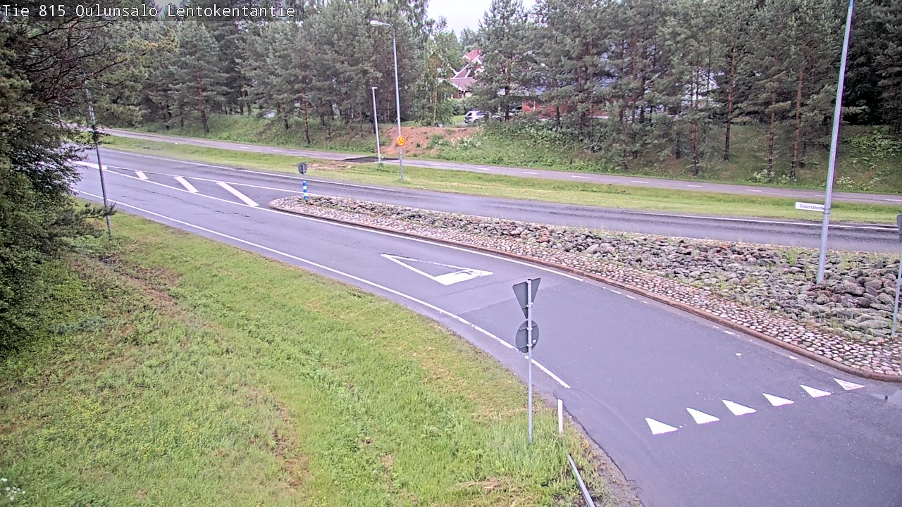 Kelikamerat Kuva Tie 816 Oulunsalo, Lentokentäntie, Oulu, Pohjois-Pohjanmaa