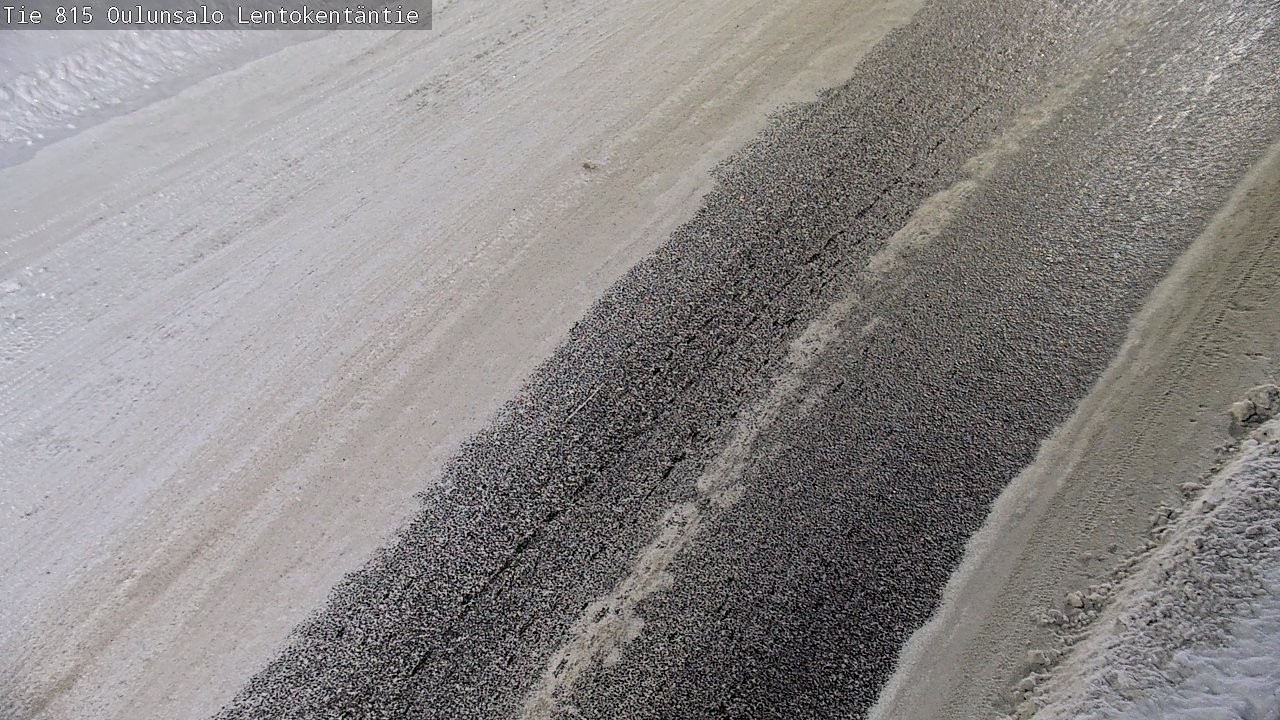 Weather Camera Image Road 816 Oulunsalo, Lentokentäntie, Oulu, Pohjois-Pohjanmaa