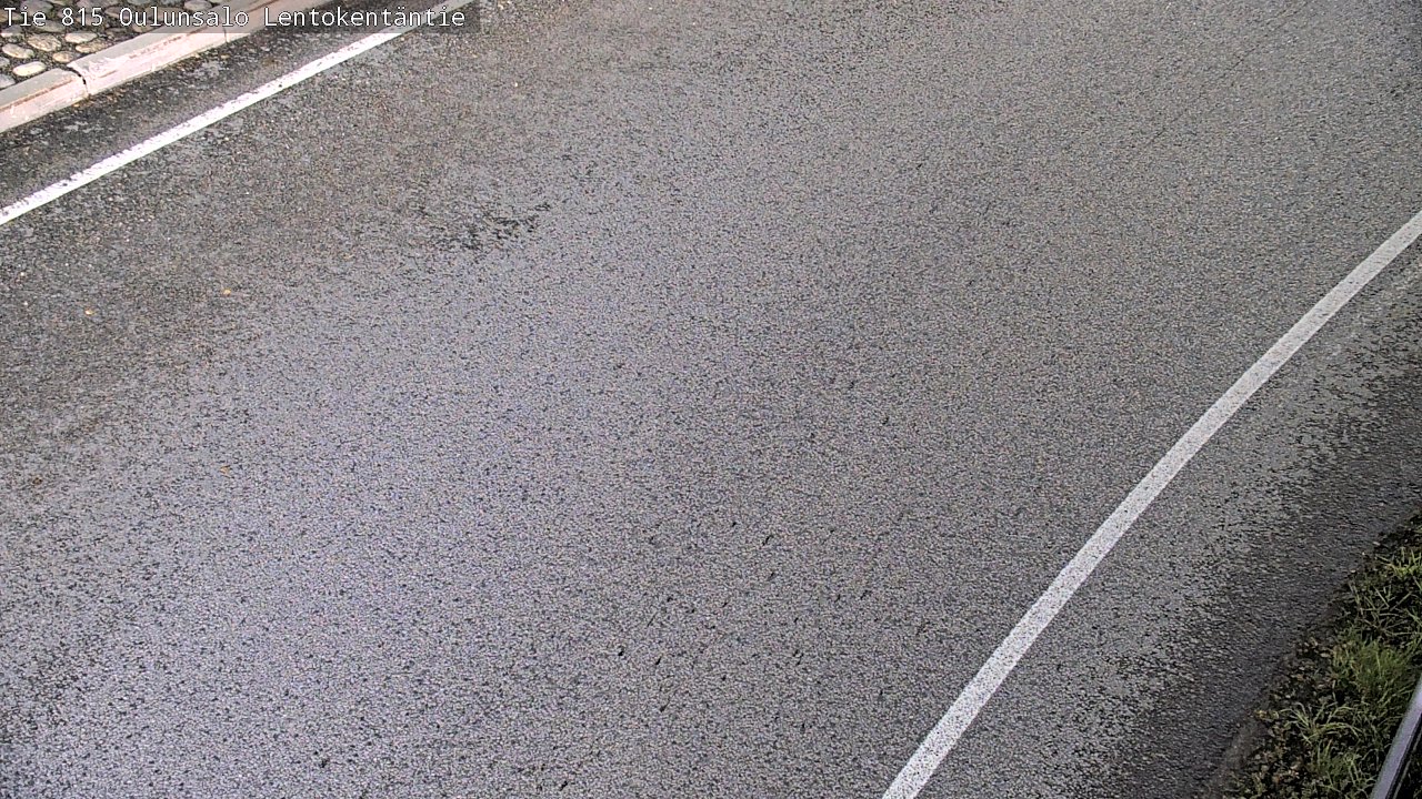 Weather Camera Image Väg 816 Uleåsalo, Lentokentäntie, Oulu, Pohjois-Pohjanmaa