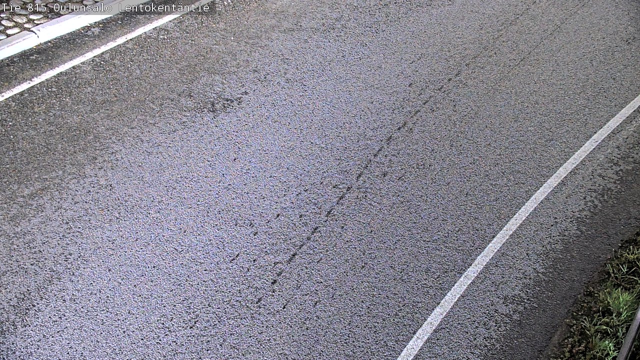 Weather Camera Image Väg 816 Uleåsalo, Lentokentäntie, Oulu, Pohjois-Pohjanmaa