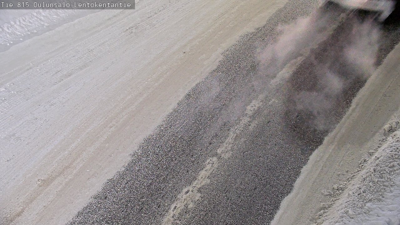 Weather Camera Image Road 816 Oulunsalo, Lentokentäntie, Oulu, Pohjois-Pohjanmaa