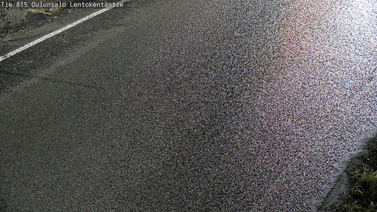 Weather Camera Image Väg 816 Uleåsalo, Lentokentäntie, Oulu, Pohjois-Pohjanmaa