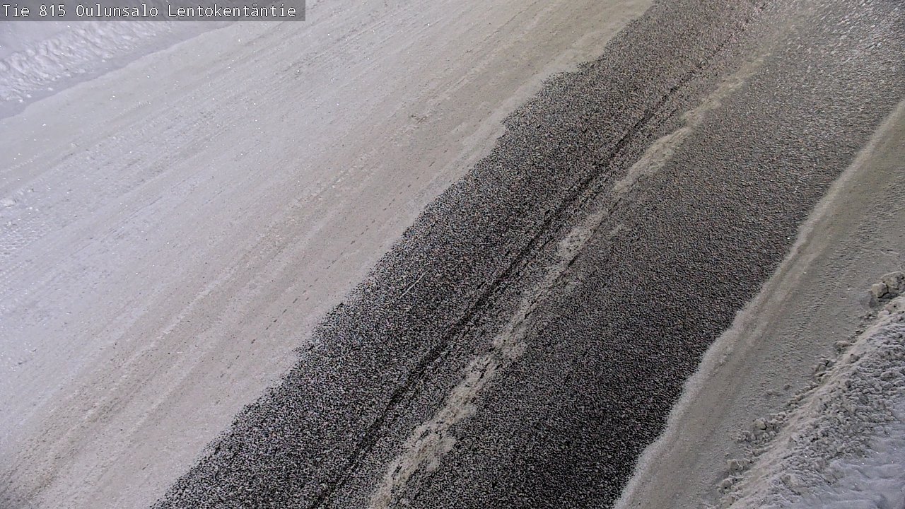 Weather Camera Image Road 816 Oulunsalo, Lentokentäntie, Oulu, Pohjois-Pohjanmaa