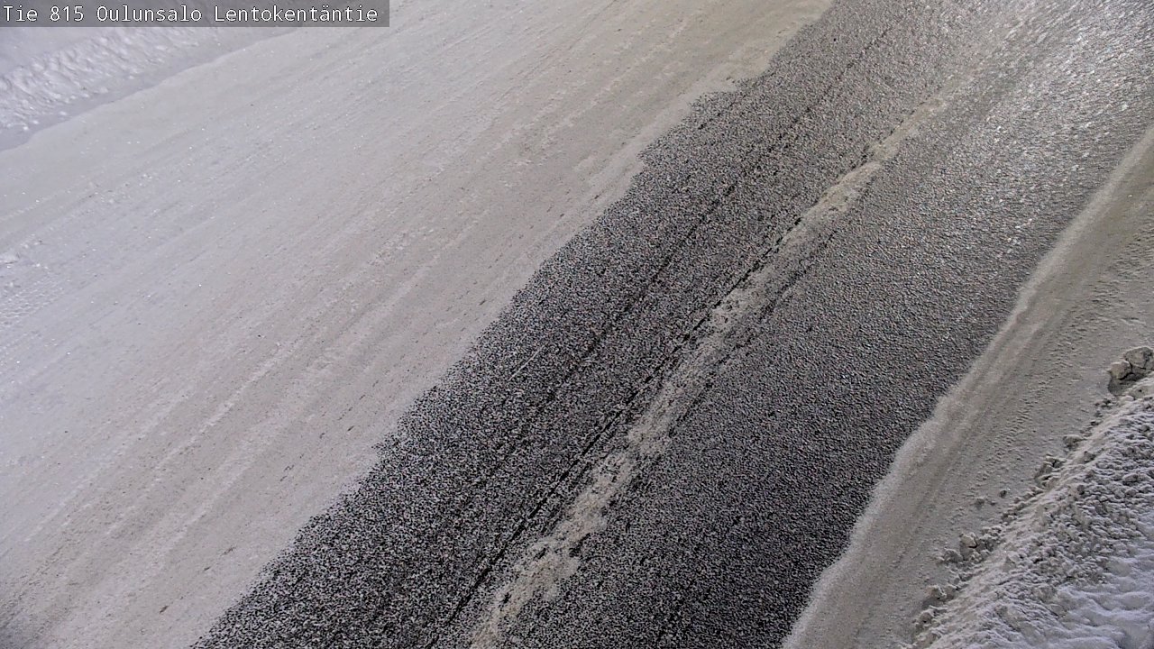 Weather Camera Image Road 816 Oulunsalo, Lentokentäntie, Oulu, Pohjois-Pohjanmaa