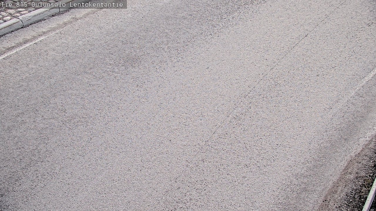 Weather Camera Image Väg 816 Uleåsalo, Lentokentäntie, Oulu, Pohjois-Pohjanmaa