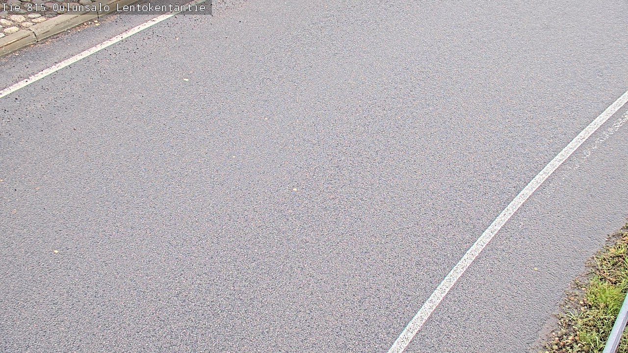 Weather Camera Image Väg 816 Uleåsalo, Lentokentäntie, Oulu, Pohjois-Pohjanmaa