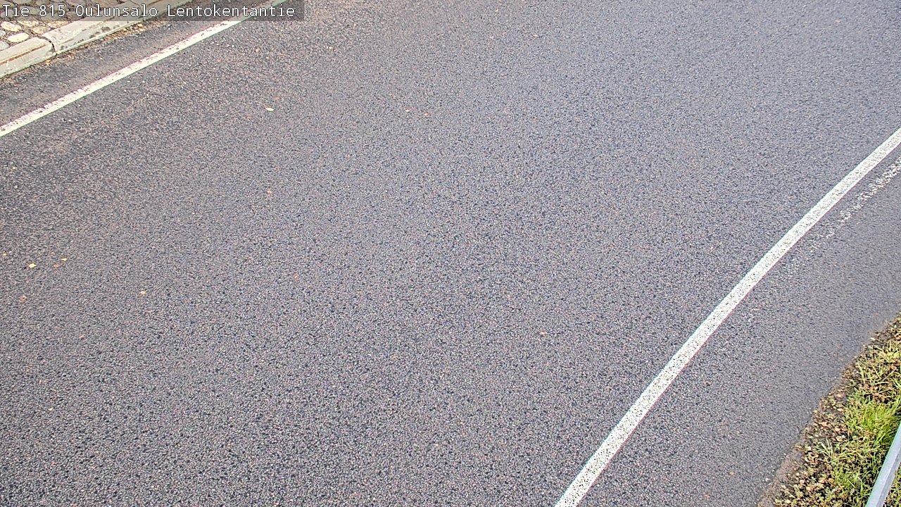 Weather Camera Image Väg 816 Uleåsalo, Lentokentäntie, Oulu, Pohjois-Pohjanmaa
