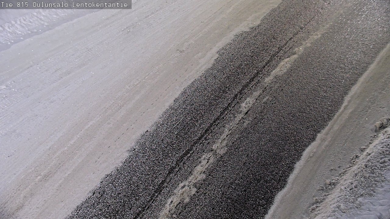 Weather Camera Image Road 816 Oulunsalo, Lentokentäntie, Oulu, Pohjois-Pohjanmaa