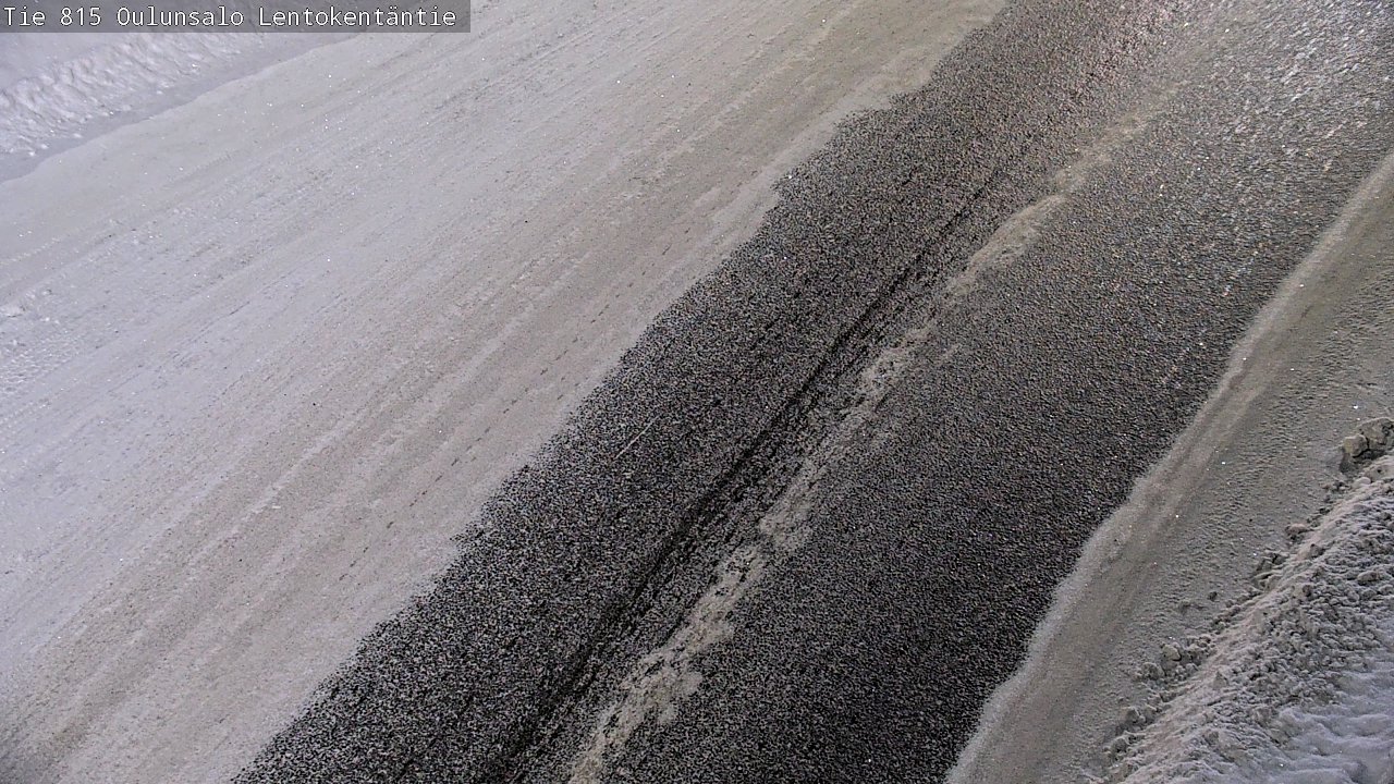 Weather Camera Image Road 816 Oulunsalo, Lentokentäntie, Oulu, Pohjois-Pohjanmaa