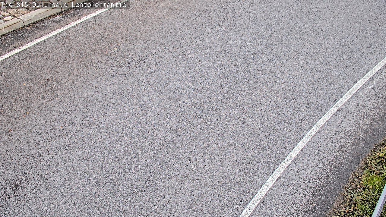 Weather Camera Image Väg 816 Uleåsalo, Lentokentäntie, Oulu, Pohjois-Pohjanmaa