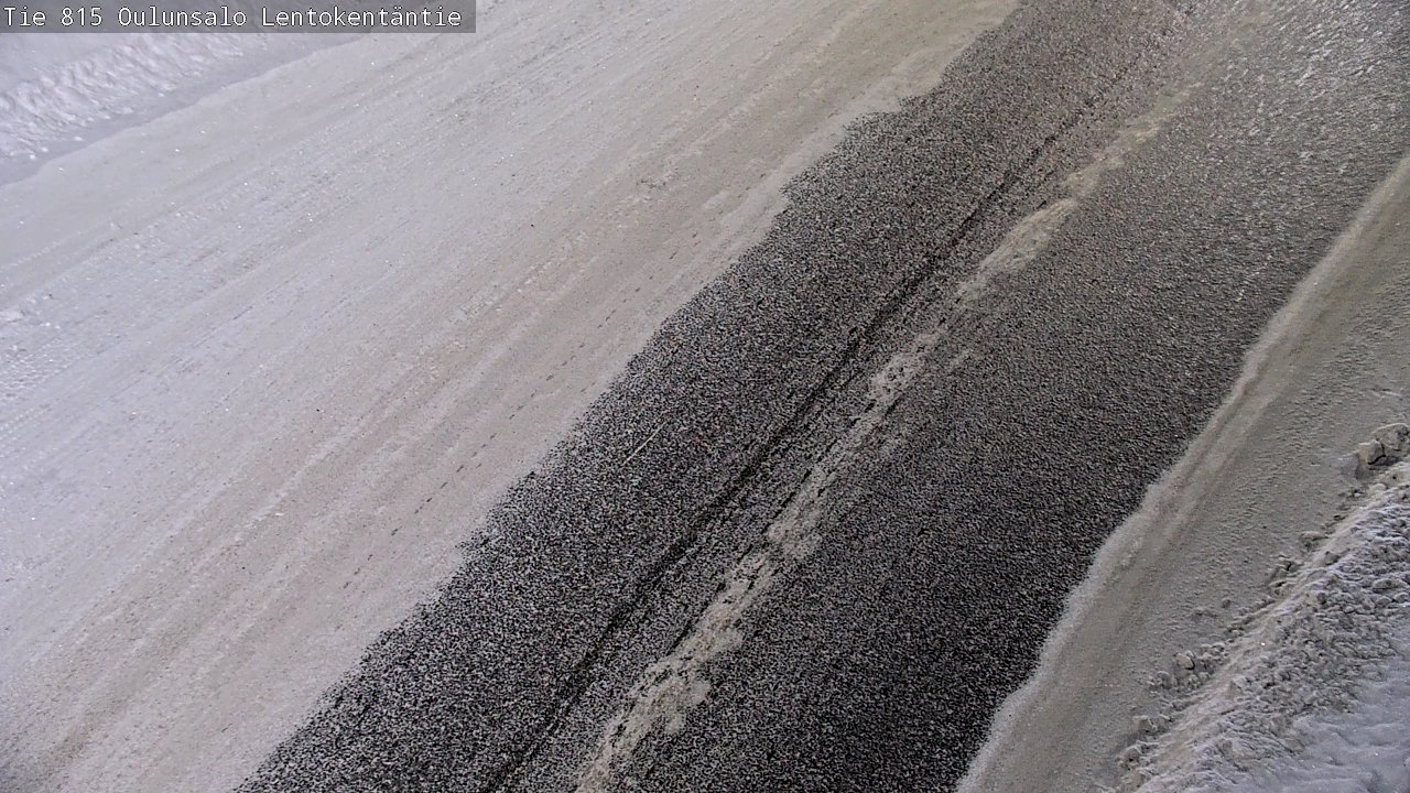 Weather Camera Image Road 816 Oulunsalo, Lentokentäntie, Oulu, Pohjois-Pohjanmaa