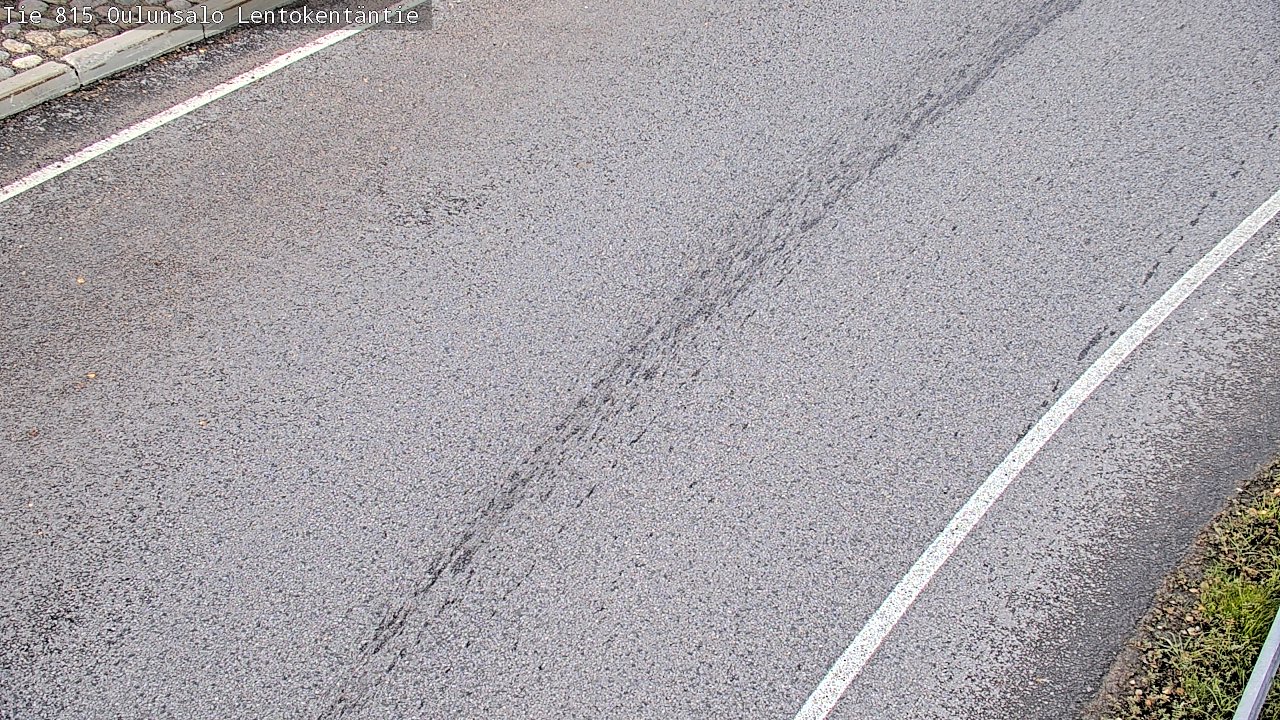 Weather Camera Image Väg 816 Uleåsalo, Lentokentäntie, Oulu, Pohjois-Pohjanmaa