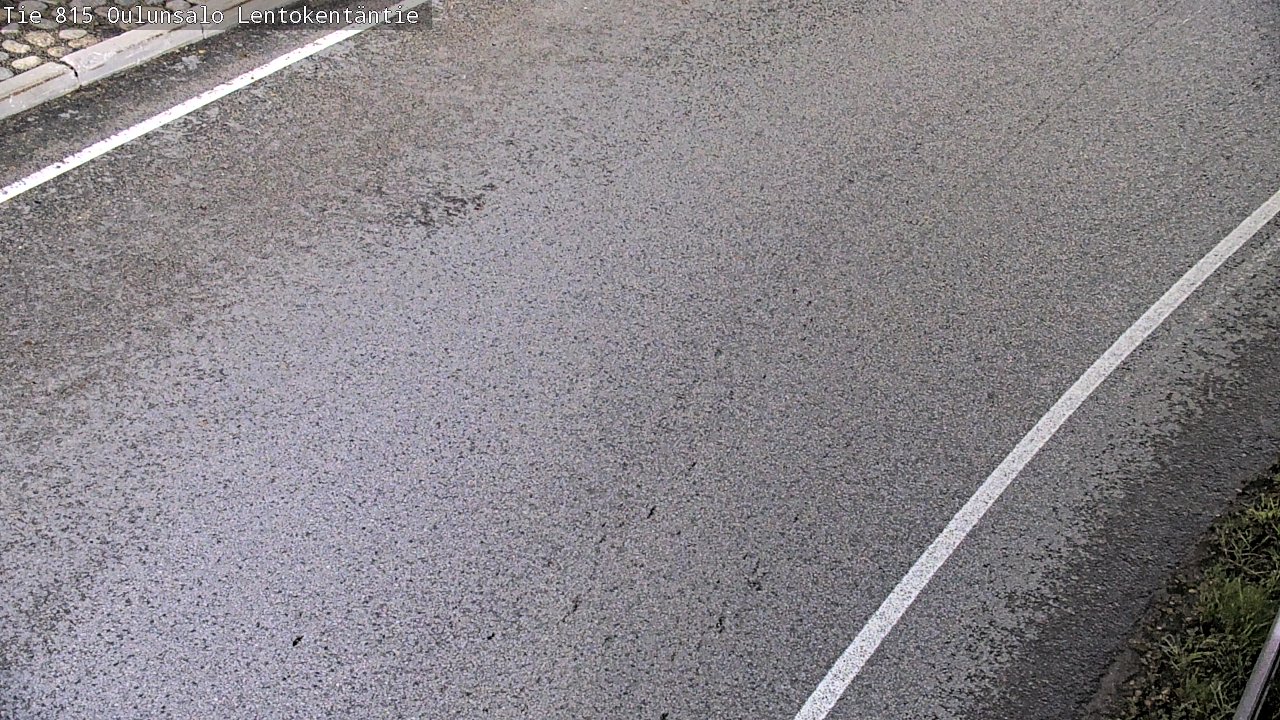Weather Camera Image Väg 816 Uleåsalo, Lentokentäntie, Oulu, Pohjois-Pohjanmaa