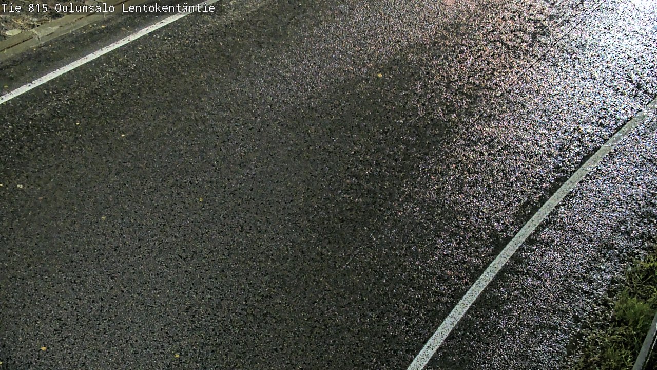 Weather Camera Image Väg 816 Uleåsalo, Lentokentäntie, Oulu, Pohjois-Pohjanmaa