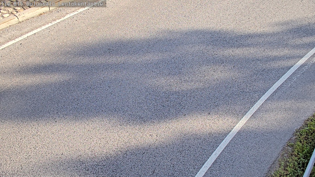 Weather Camera Image Road 816 Oulunsalo, Lentokentäntie, Oulu, Pohjois-Pohjanmaa