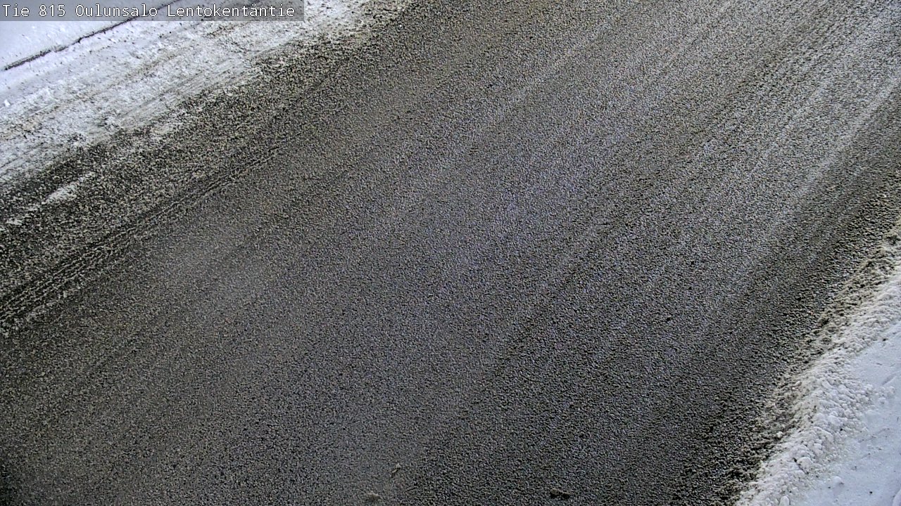 Weather Camera Image Väg 816 Uleåsalo, Lentokentäntie, Oulu, Pohjois-Pohjanmaa