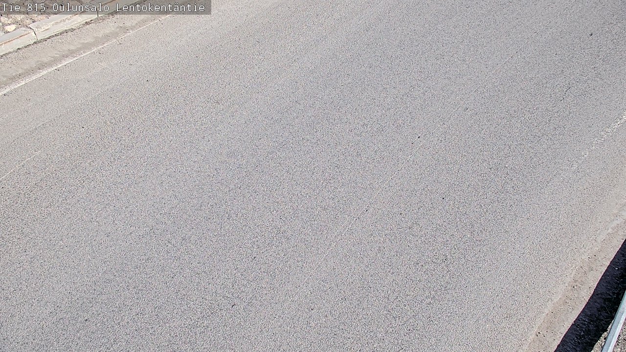 Weather Camera Image Väg 816 Uleåsalo, Lentokentäntie, Oulu, Pohjois-Pohjanmaa
