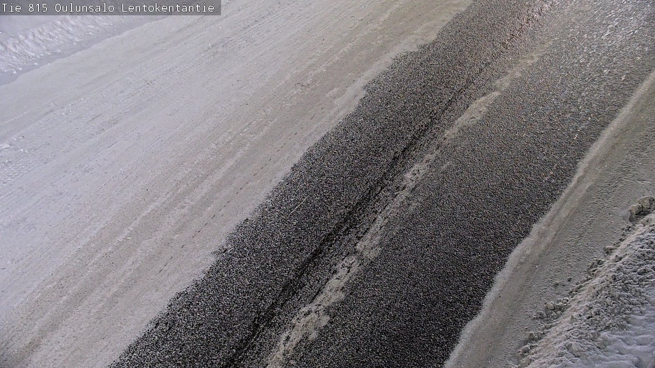 Weather Camera Image Road 816 Oulunsalo, Lentokentäntie, Oulu, Pohjois-Pohjanmaa