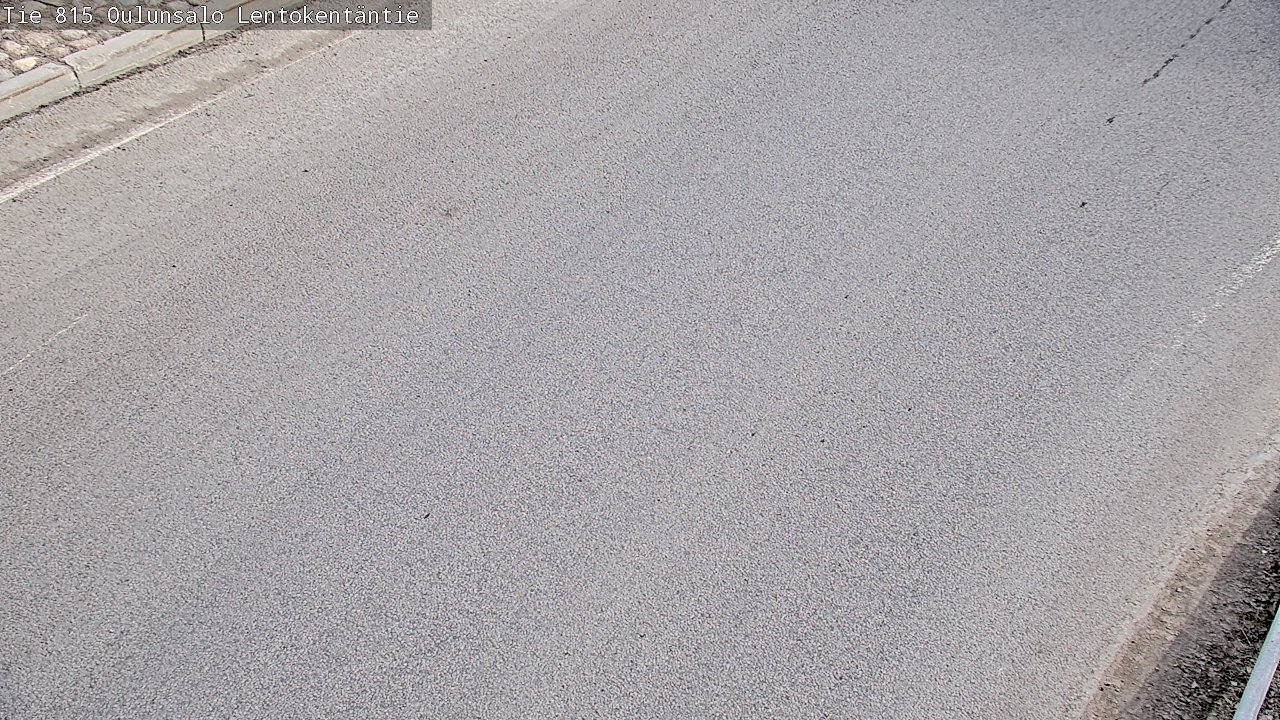 Weather Camera Image Väg 816 Uleåsalo, Lentokentäntie, Oulu, Pohjois-Pohjanmaa
