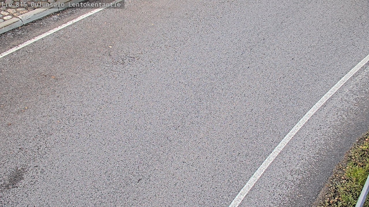 Weather Camera Image Väg 816 Uleåsalo, Lentokentäntie, Oulu, Pohjois-Pohjanmaa