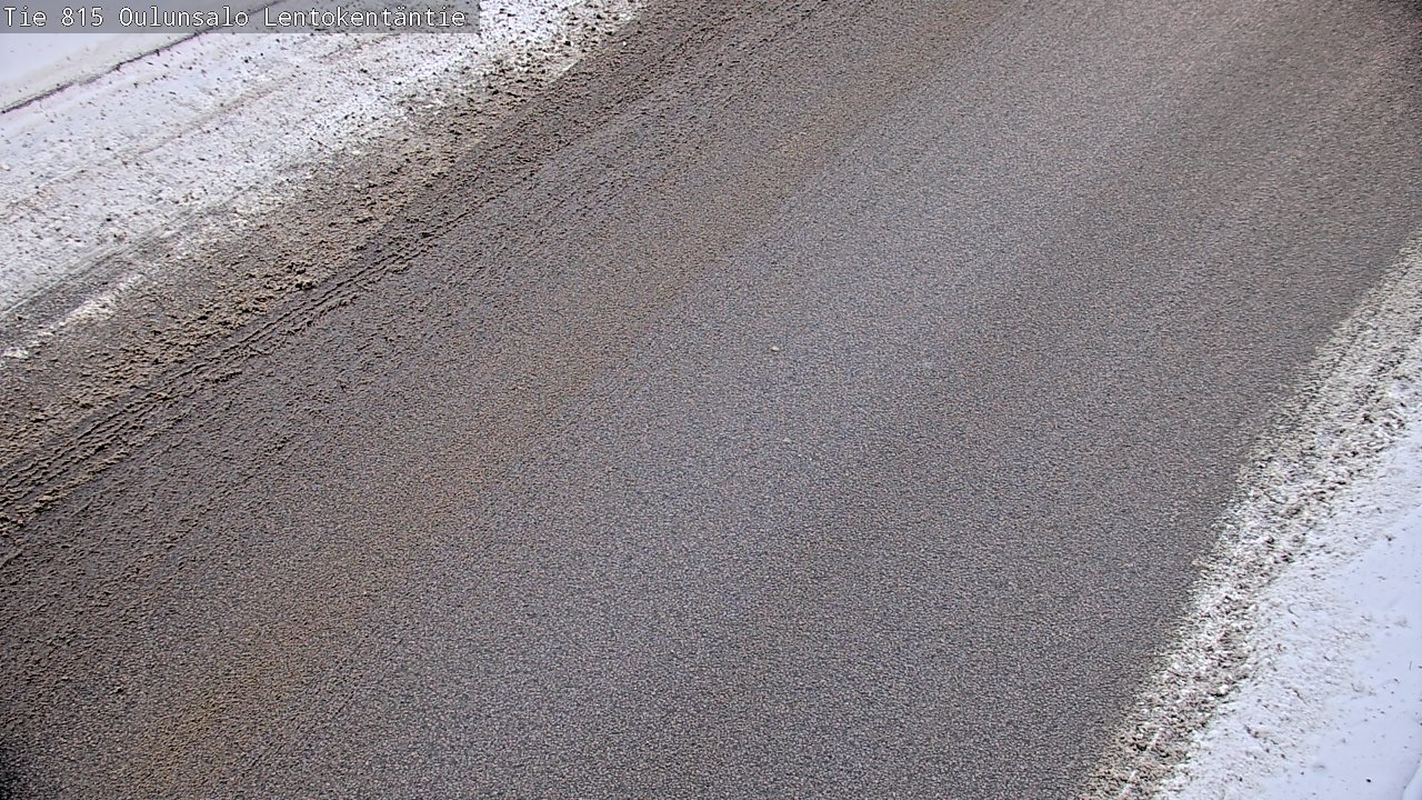 Weather Camera Image Väg 816 Uleåsalo, Lentokentäntie, Oulu, Pohjois-Pohjanmaa
