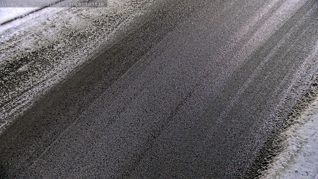 Weather Camera Image Väg 816 Uleåsalo, Lentokentäntie, Oulu, Pohjois-Pohjanmaa