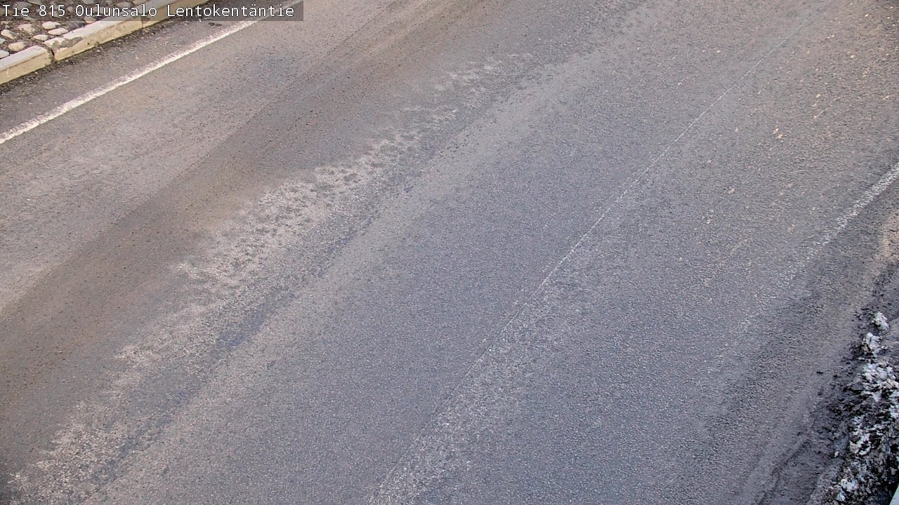 Weather Camera Image Road 816 Oulunsalo, Lentokentäntie, Oulu, Pohjois-Pohjanmaa