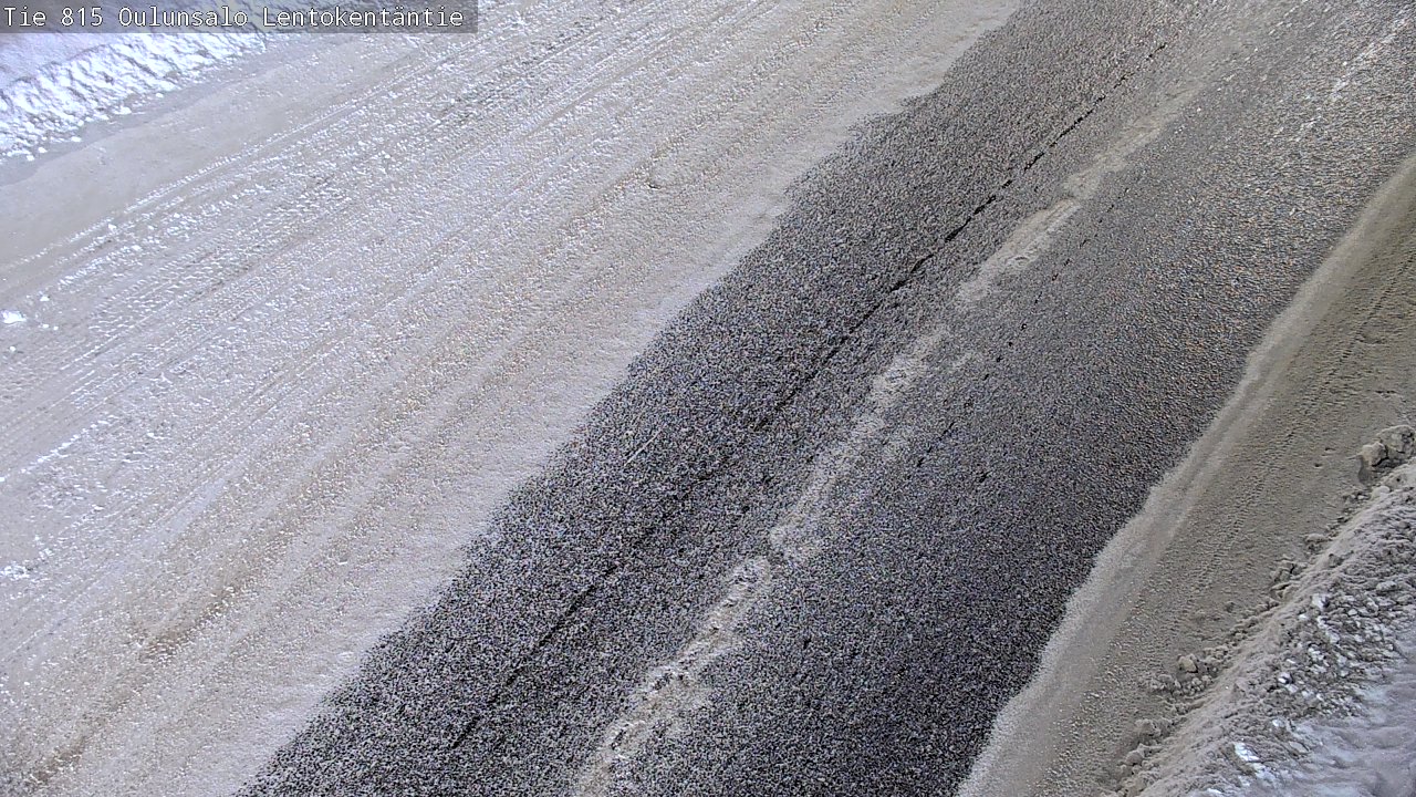 Weather Camera Image Road 816 Oulunsalo, Lentokentäntie, Oulu, Pohjois-Pohjanmaa