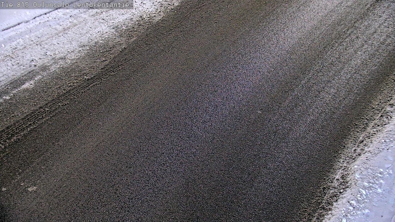Weather Camera Image Väg 816 Uleåsalo, Lentokentäntie, Oulu, Pohjois-Pohjanmaa