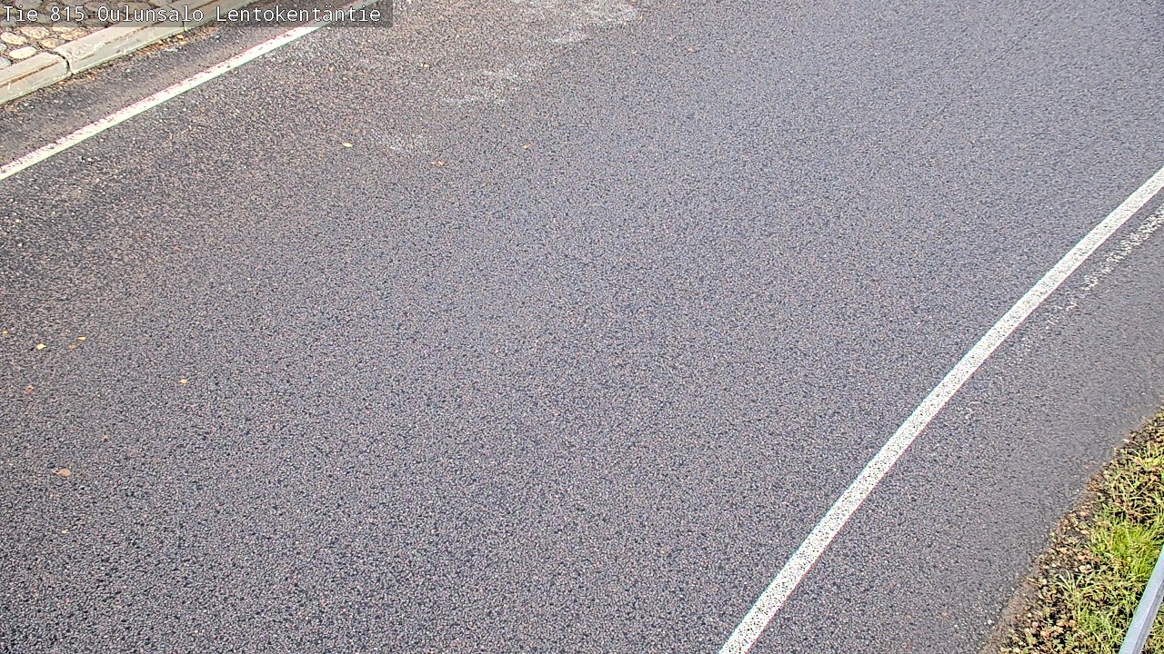Weather Camera Image Väg 816 Uleåsalo, Lentokentäntie, Oulu, Pohjois-Pohjanmaa