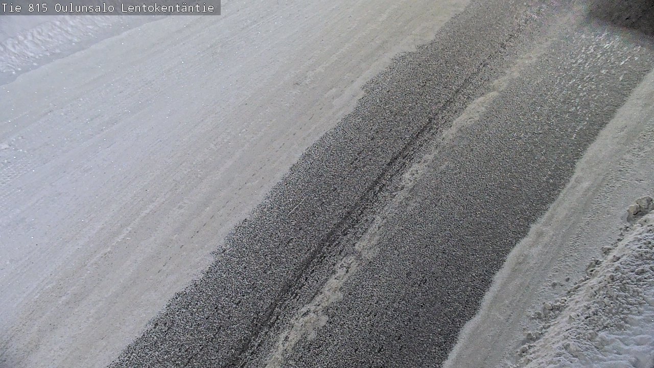 Weather Camera Image Road 816 Oulunsalo, Lentokentäntie, Oulu, Pohjois-Pohjanmaa