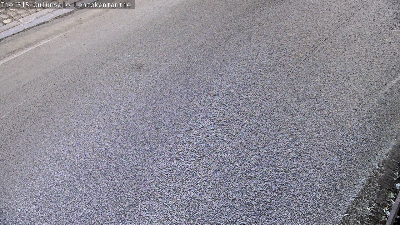 Weather Camera Image Road 816 Oulunsalo, Lentokentäntie, Oulu, Pohjois-Pohjanmaa