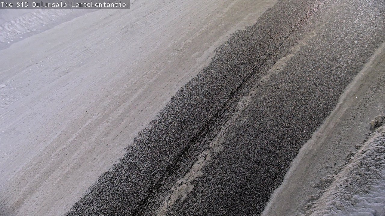 Weather Camera Image Road 816 Oulunsalo, Lentokentäntie, Oulu, Pohjois-Pohjanmaa