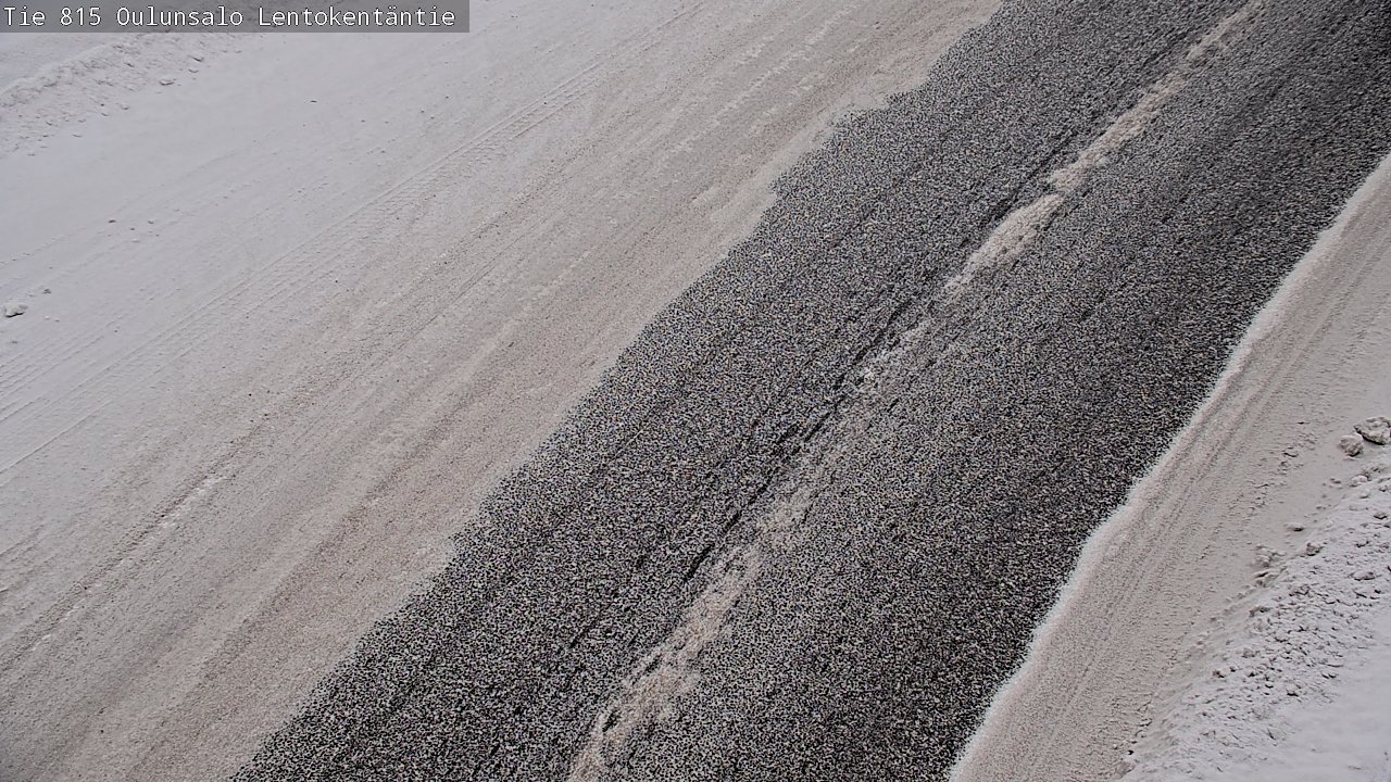 Weather Camera Image Road 816 Oulunsalo, Lentokentäntie, Oulu, Pohjois-Pohjanmaa