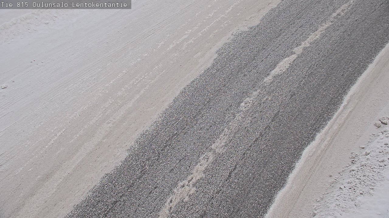 Weather Camera Image Road 816 Oulunsalo, Lentokentäntie, Oulu, Pohjois-Pohjanmaa