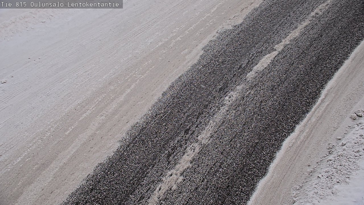 Weather Camera Image Road 816 Oulunsalo, Lentokentäntie, Oulu, Pohjois-Pohjanmaa