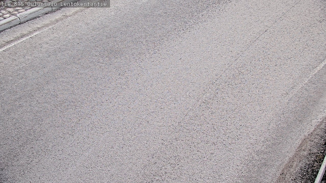 Weather Camera Image Väg 816 Uleåsalo, Lentokentäntie, Oulu, Pohjois-Pohjanmaa