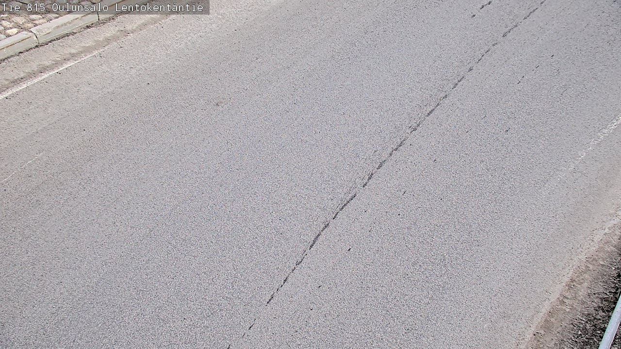 Weather Camera Image Väg 816 Uleåsalo, Lentokentäntie, Oulu, Pohjois-Pohjanmaa