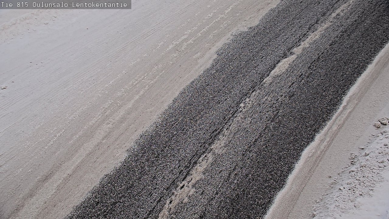 Weather Camera Image Road 816 Oulunsalo, Lentokentäntie, Oulu, Pohjois-Pohjanmaa